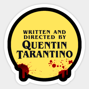 Quentin Tarantino Sticker